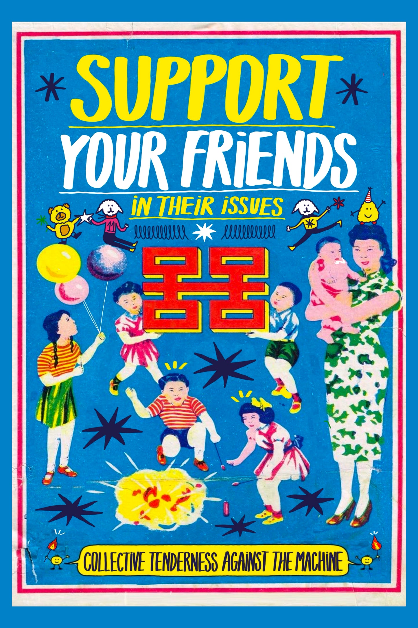 bandera SUPPORT YOUR FRIENDS