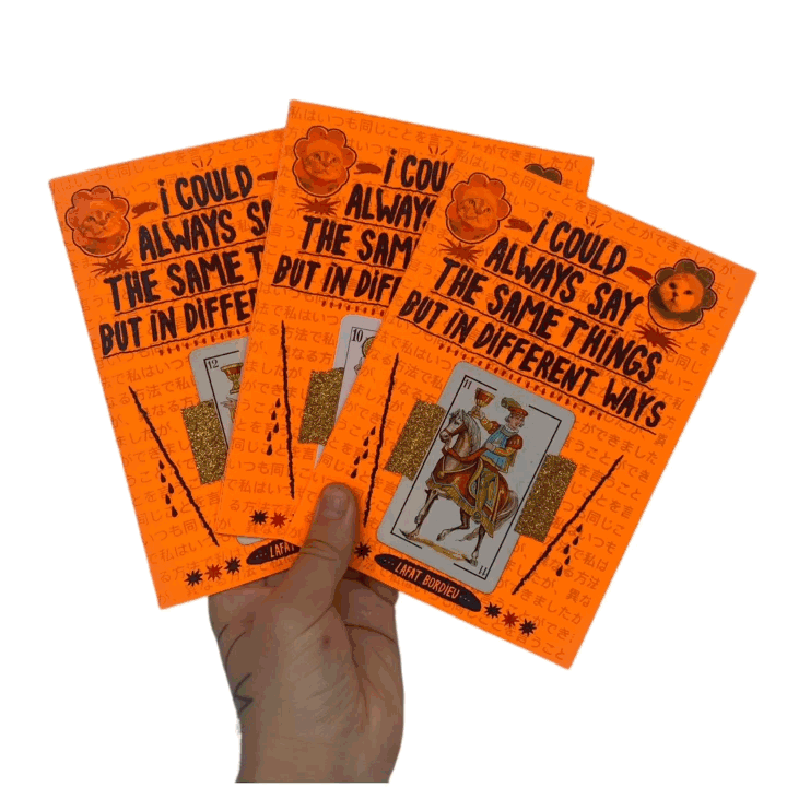 fanzine I COULD ALWAYS SAY THE SAME THINGS