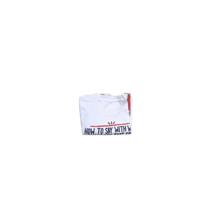 camiseta HOW TO SAY WITH WORDS