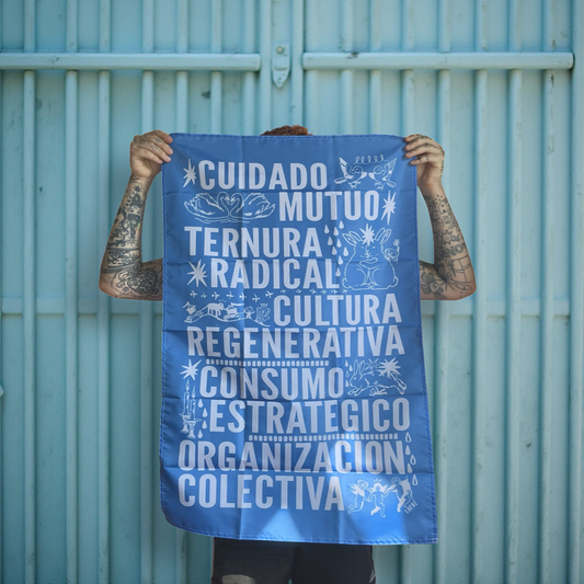 bandera CUIDADO MUTUO